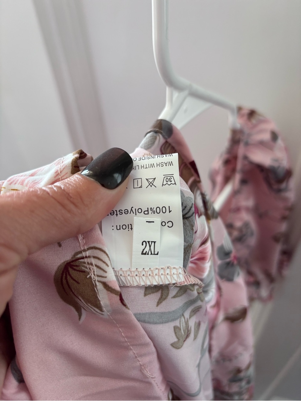 Floral Smocked Puff-Sleeve Dress - Pink - Picture 3 of 3